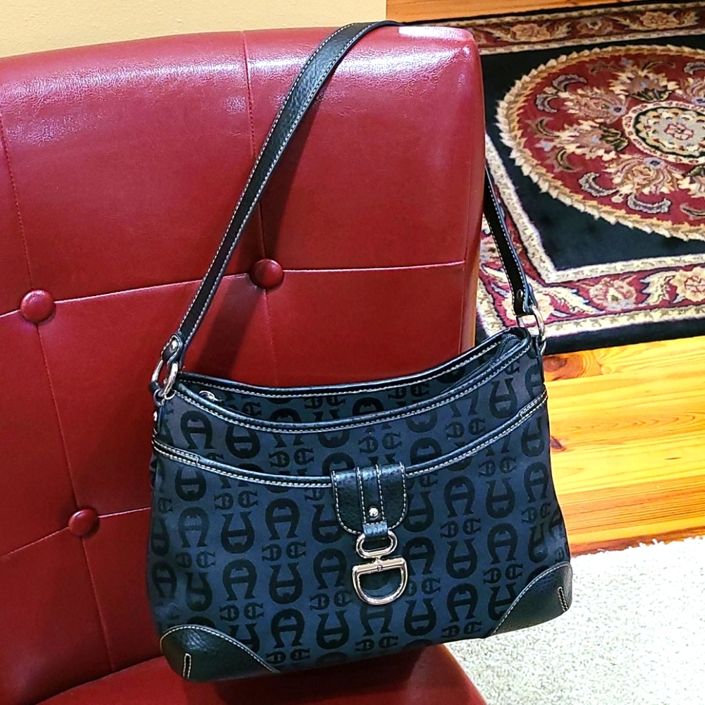 Genuine Etienne Aigner black bag new